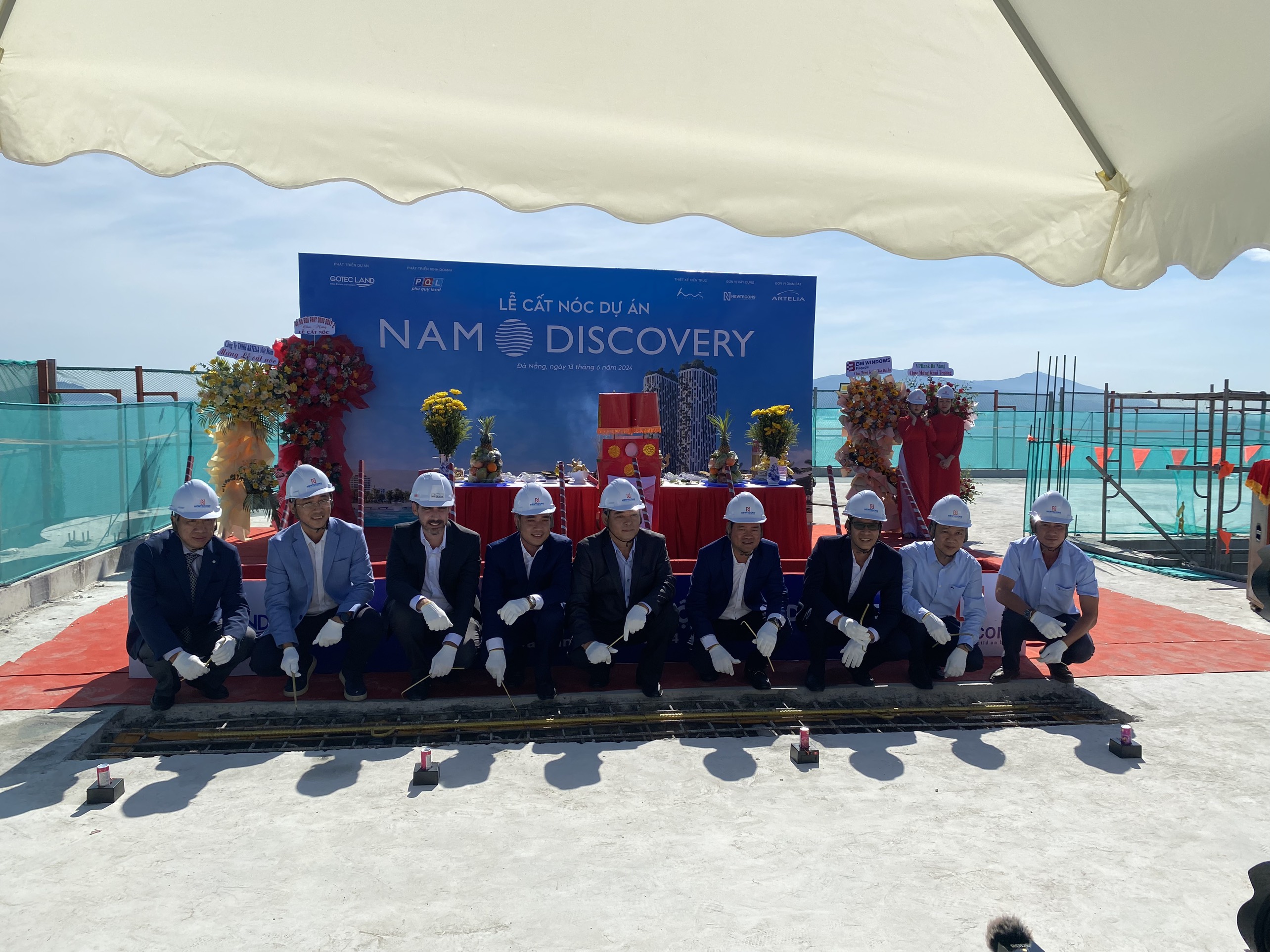 TOPPING OUT CEREMONY FOR “NAM O DISCOVERY” PROJECT