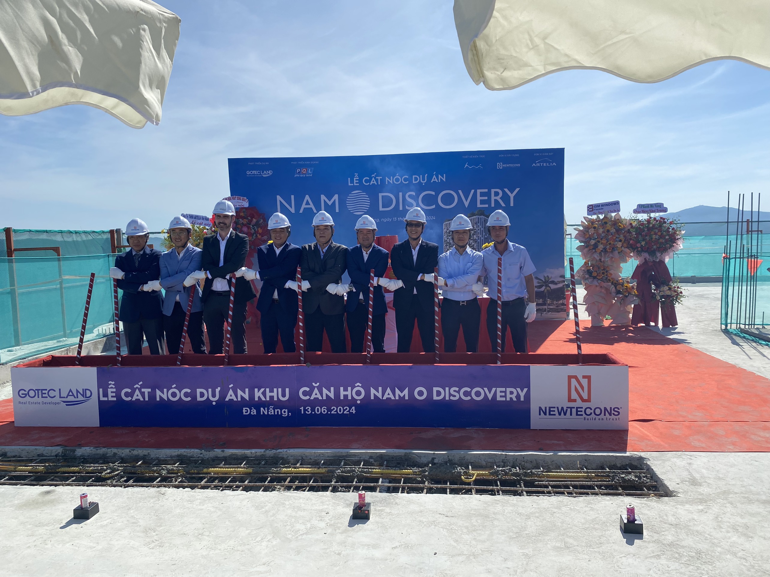 TOPPING OUT CEREMONY FOR “NAM O DISCOVERY” PROJECT