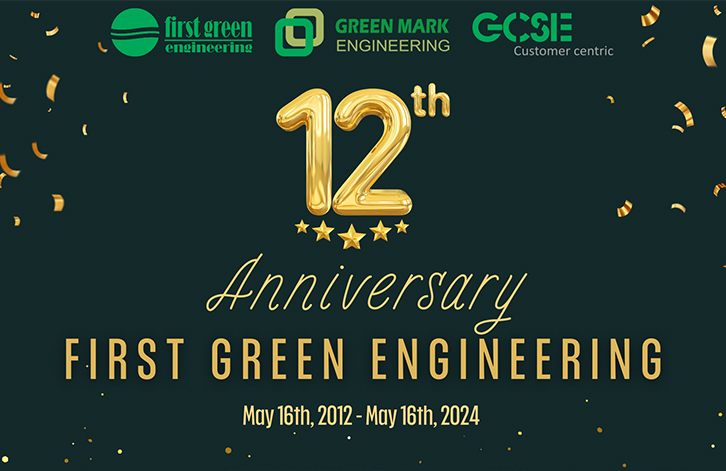 CELEBRATING ON FIRST GREEN ENGINEERING 12th ANNIVERSARY