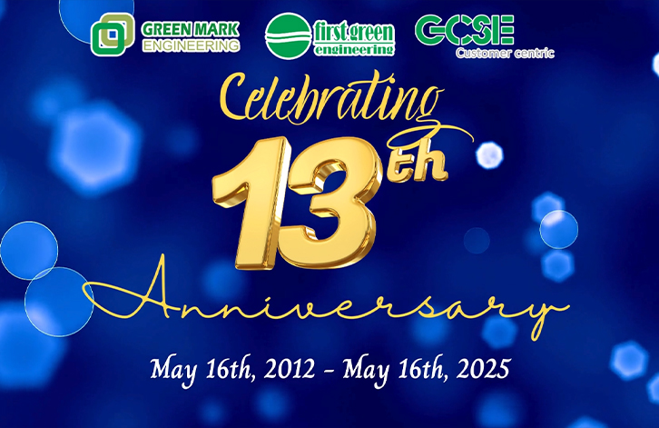CELEBRATING ON FIRST GREEN ENGINEERING 13th ANNIVERSARY 